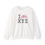 I Bike sweatshirt, red bike