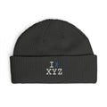 I Hike beanie, blue hiker
