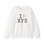 I Hike sweatshirt, pink hiker