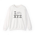 I Bike sweatshirt, grey bike