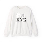 I Bike sweatshirt, grey bike