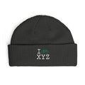 I Bike beanie, green bike