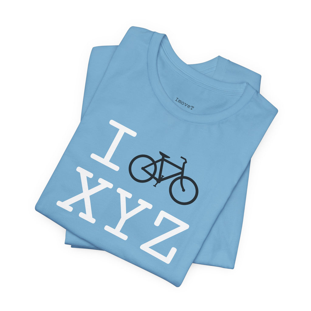 I Bike unisex T, black bike
