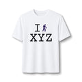 "I Hike ___" athletic T, purple hiker