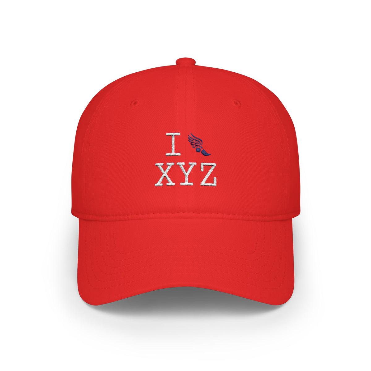 I Run baseball cap, navy logo