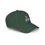 I Hike baseball cap, yellow hiker
