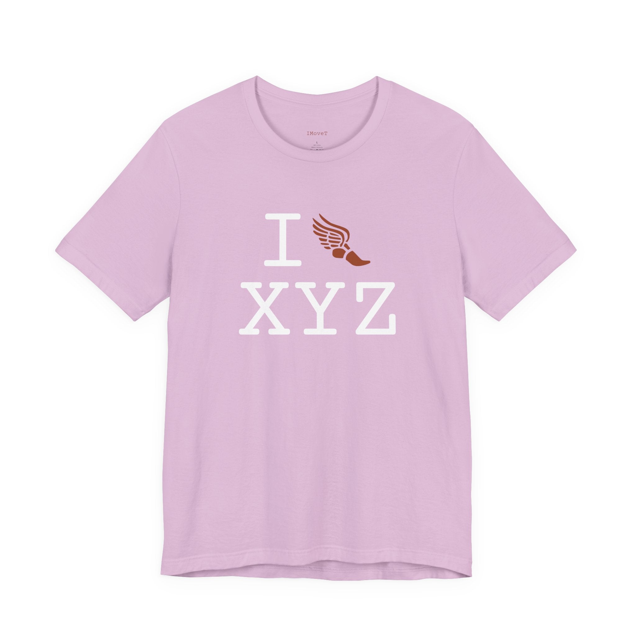 I Run ___ unisex T, autumn logo
