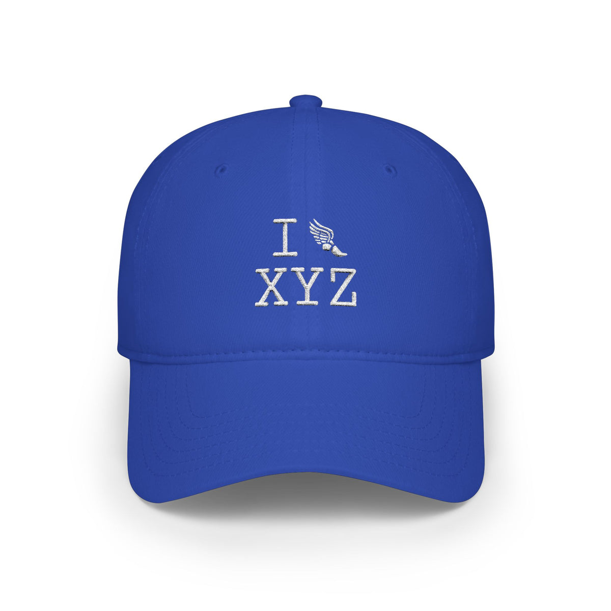 I Run baseball cap, white logo