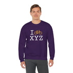 I Bike sweatshirt, yellow bike