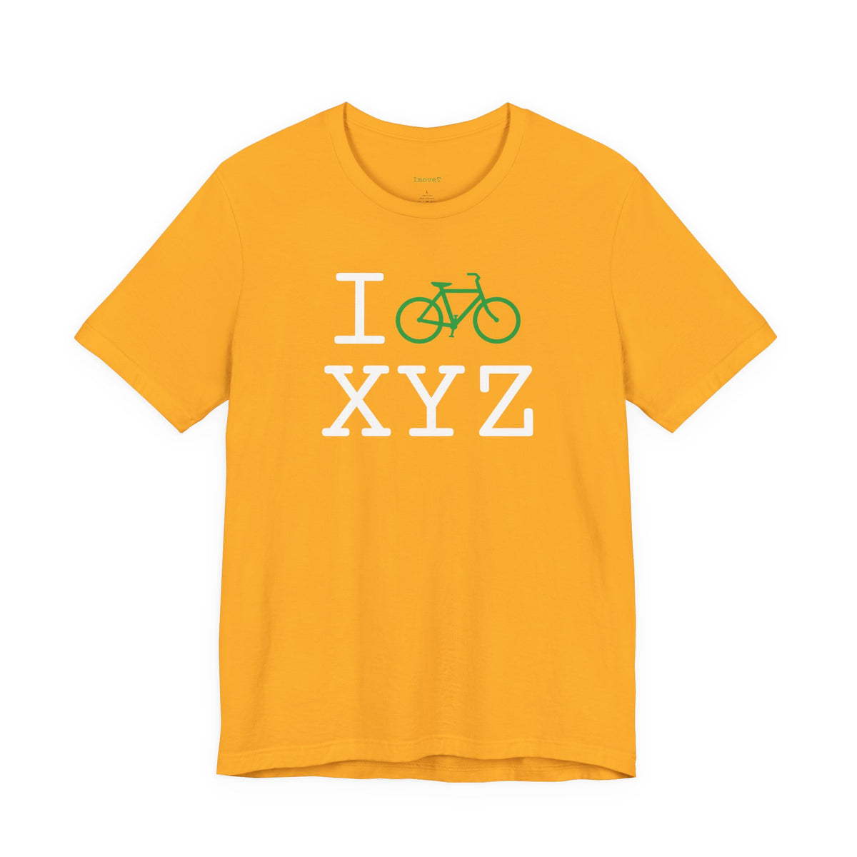 I Bike unisex T, green bike
