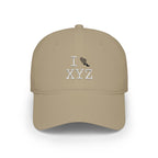 I Run baseball cap, black logo