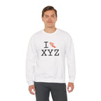 I Run sweatshirt, orange logo