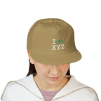 I Bike athletic hat, green bike