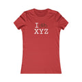 I Bike women's T, brown bike