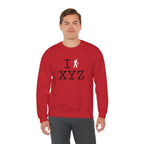 I Hike sweatshirt, white hiker