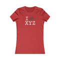 I Bike women's T, dark green bike