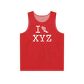 I Run men's singlet, red