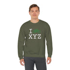 I Bike sweatshirt, green bike