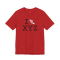 I Run unisex T, white logo