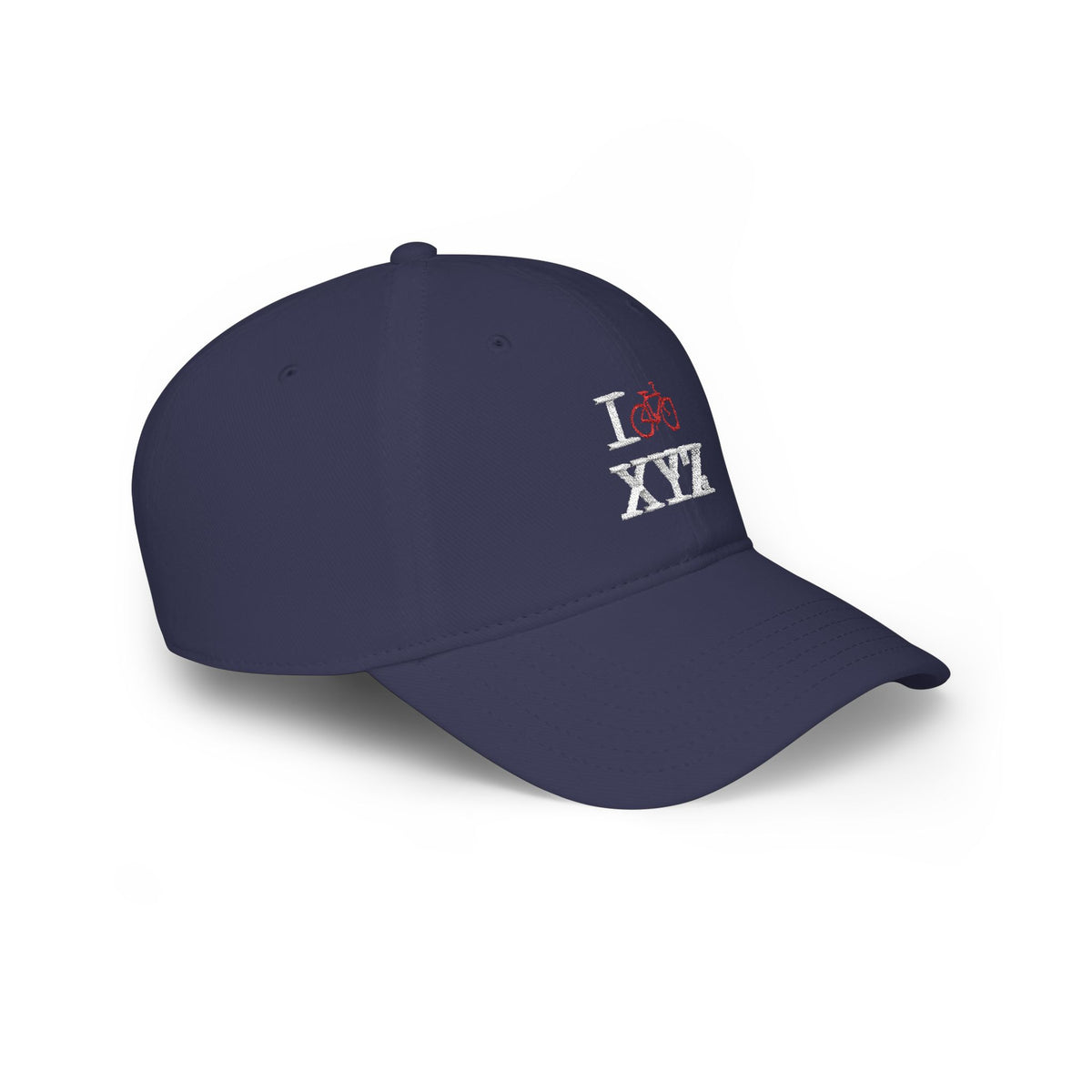 I Bike baseball cap, red bike