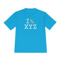 I Run athletic T, yellow logo