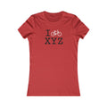 I Bike women's T, white bike