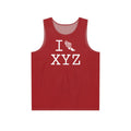 I Run men's singlet, crimson
