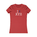I Hike women's T, navy hiker