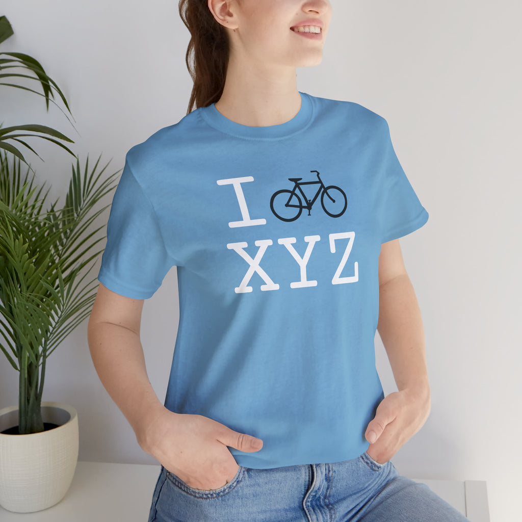 I Bike unisex T, black bike