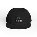 I Run athletic hat, green logo