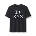 "I Hike ___" athletic T, white hiker