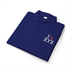 I Run polo, red logo