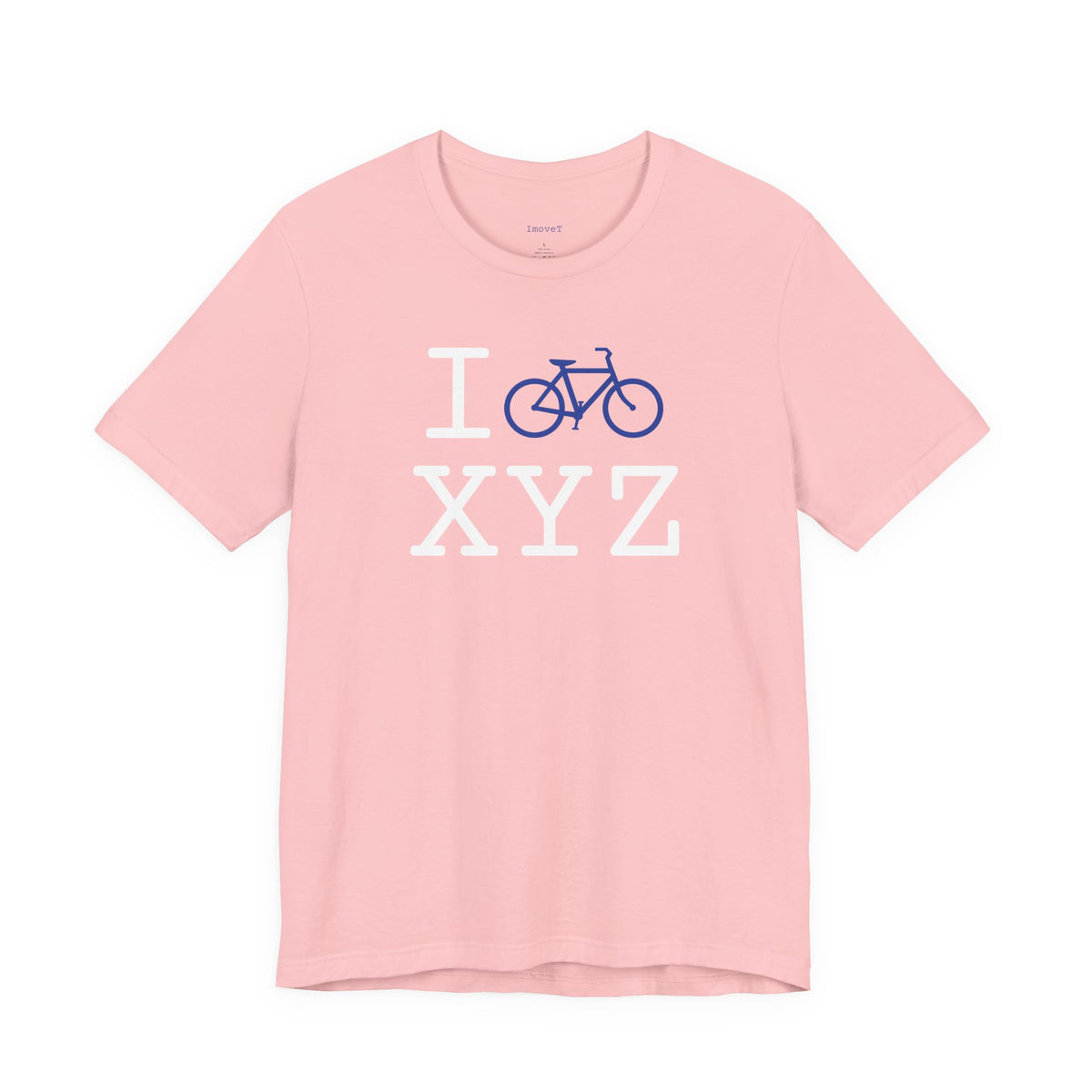 I Bike unisex T, blue bike