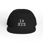I Hike athletic hat, white hiker