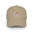 I Bike baseball cap, orange bike