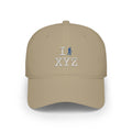 I Hike baseball cap, blue hiker
