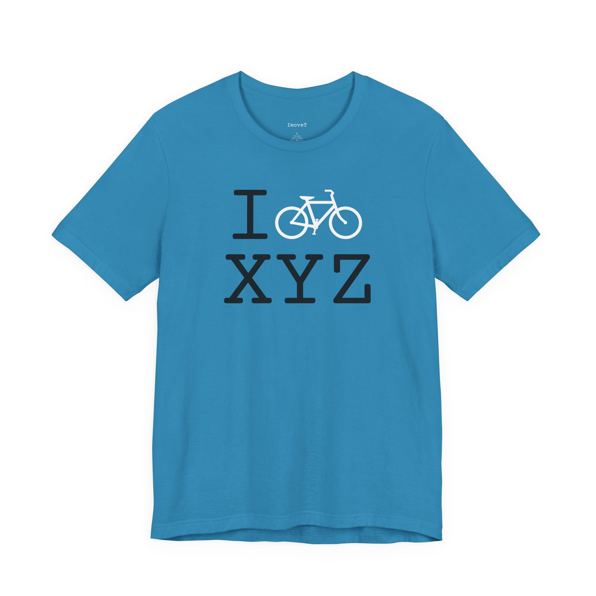 I Bike unisex T, white bike