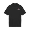 I Run polo, pink logo