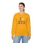 I Hike sweatshirt, white hiker