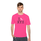 I Run athletic T, white logo