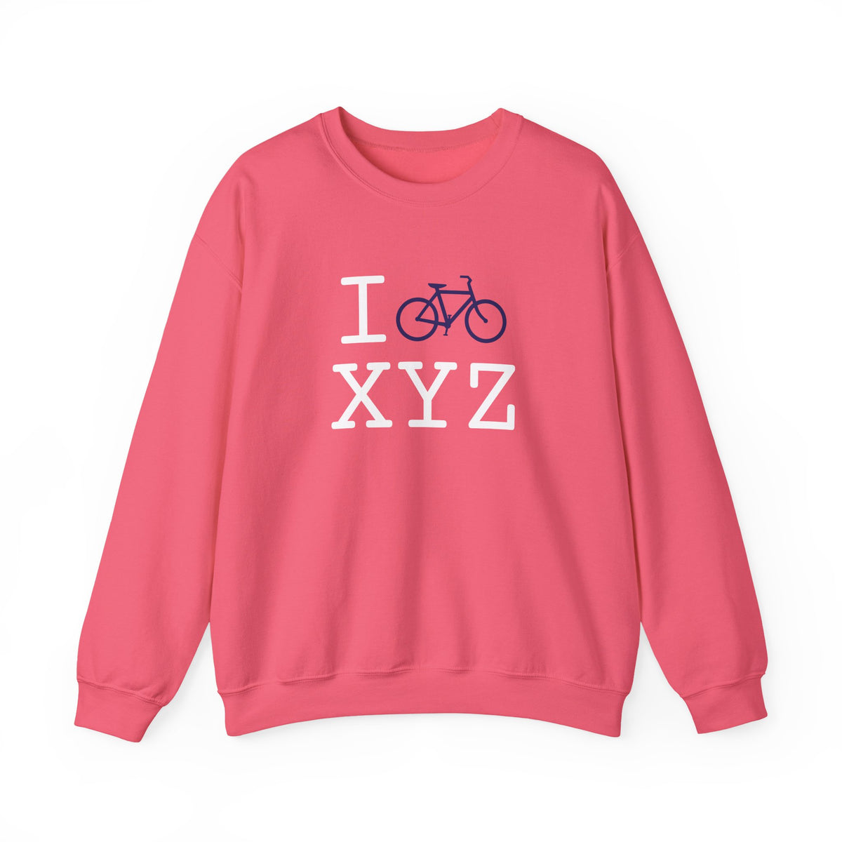 I Bike sweatshirt, navy bike