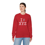 I Hike sweatshirt, grey hiker