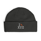 I Run beanie, orange logo