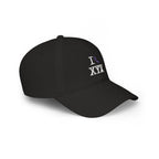 I Run baseball cap, purple logo