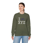 I Bike sweatshirt, navy bike