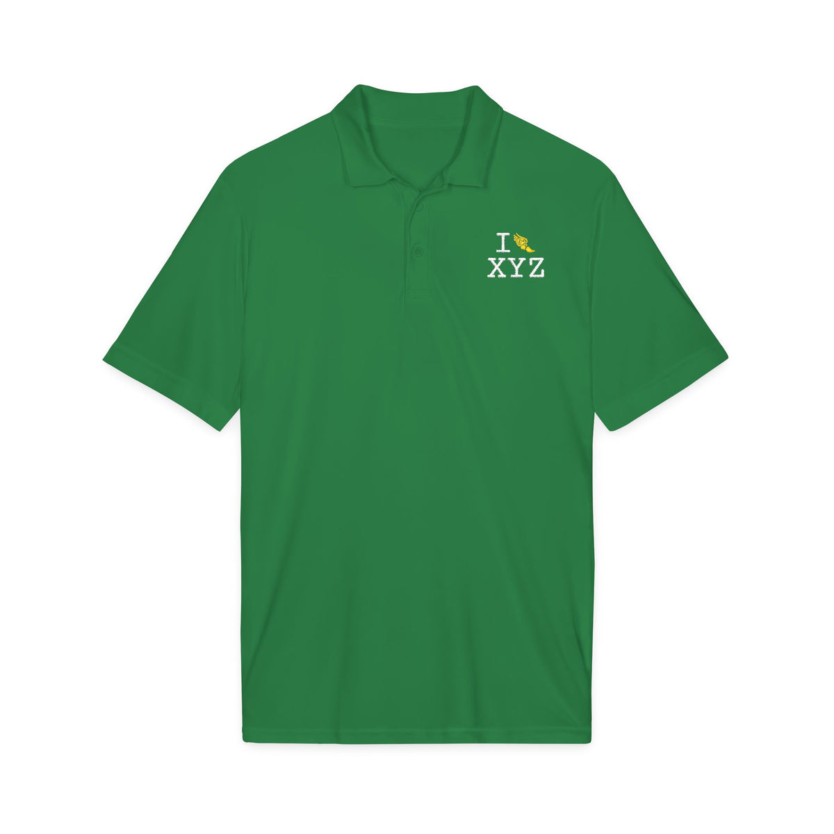 I Run polo, yellow logo