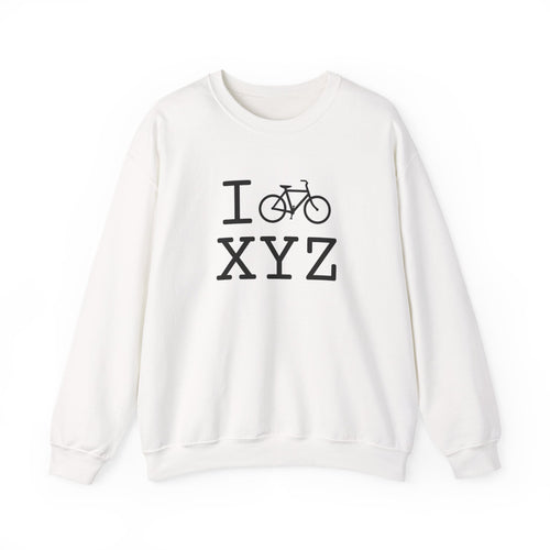 I Bike sweatshirt, black bike