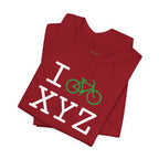 I Bike unisex T, green bike