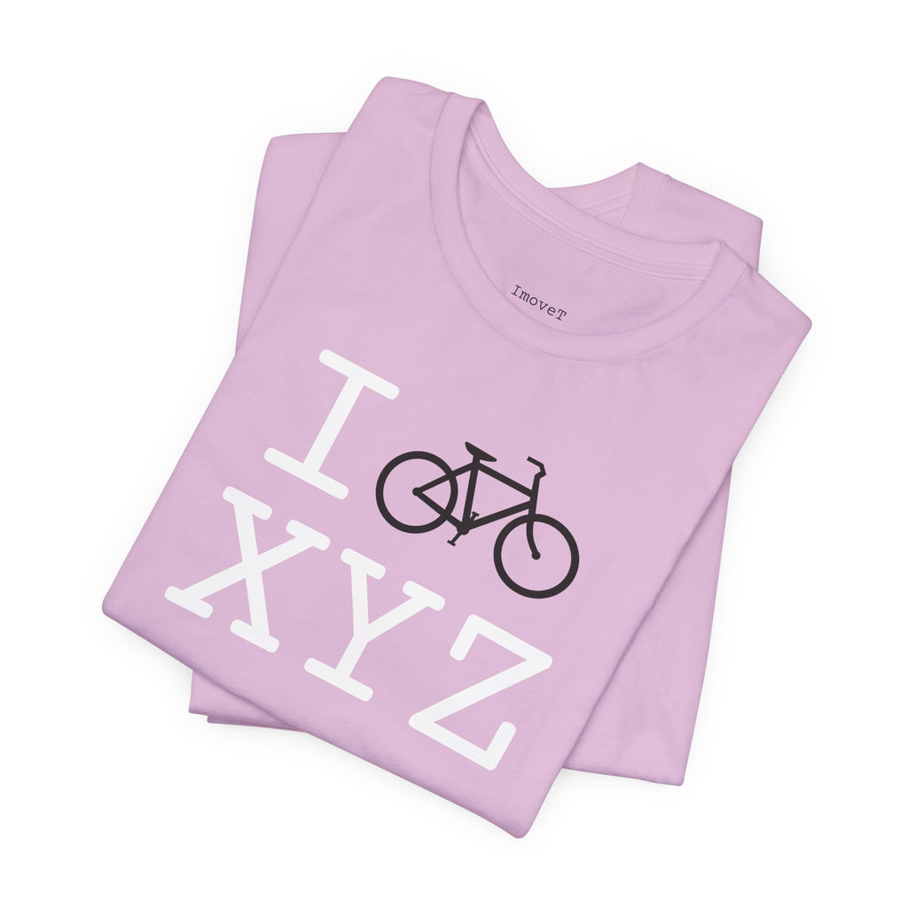 I Bike unisex T, black bike