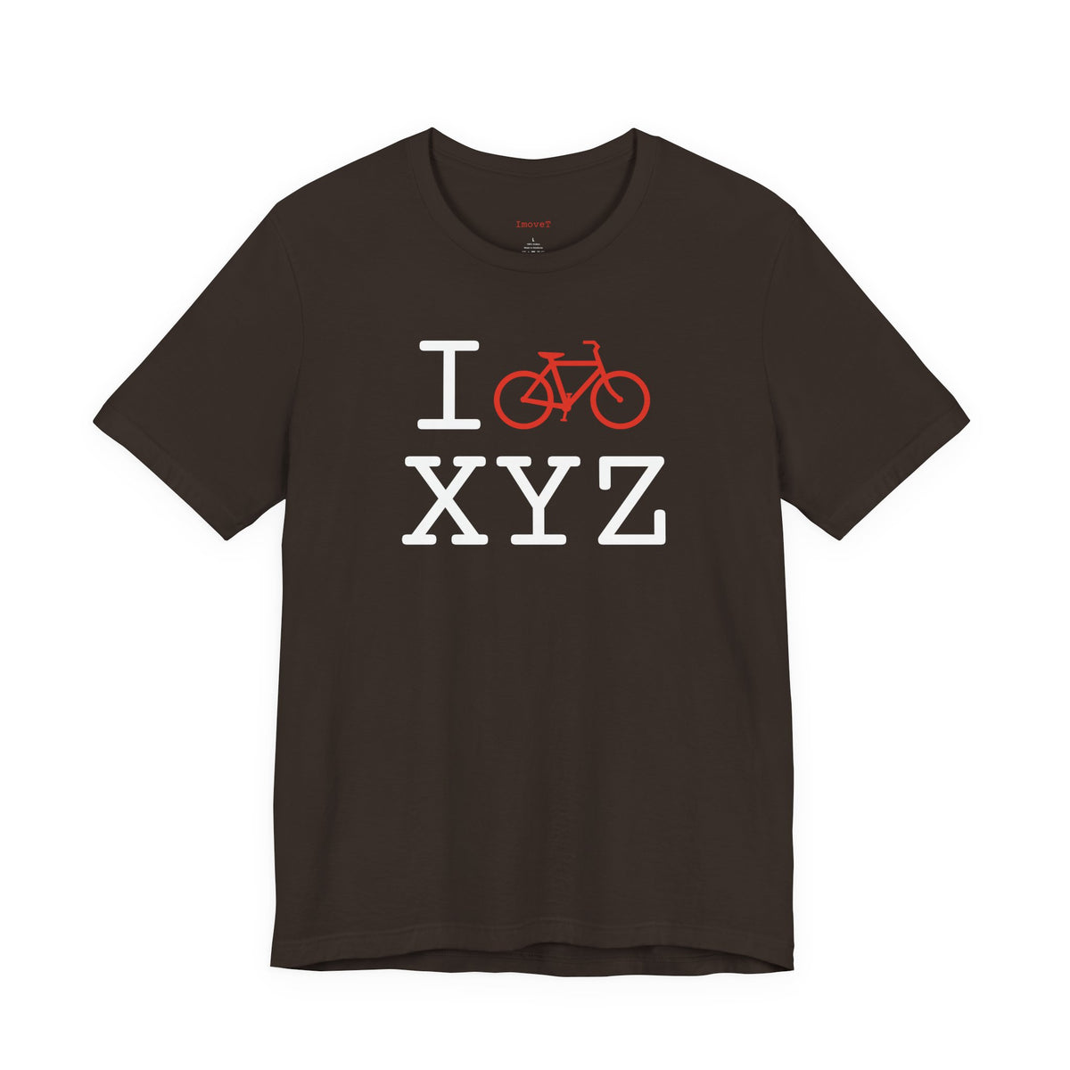 I Bike unisex T, red bike